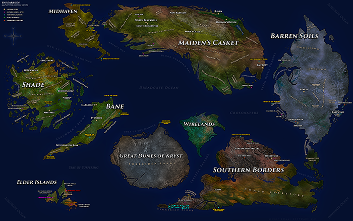 Darkside Realm Map